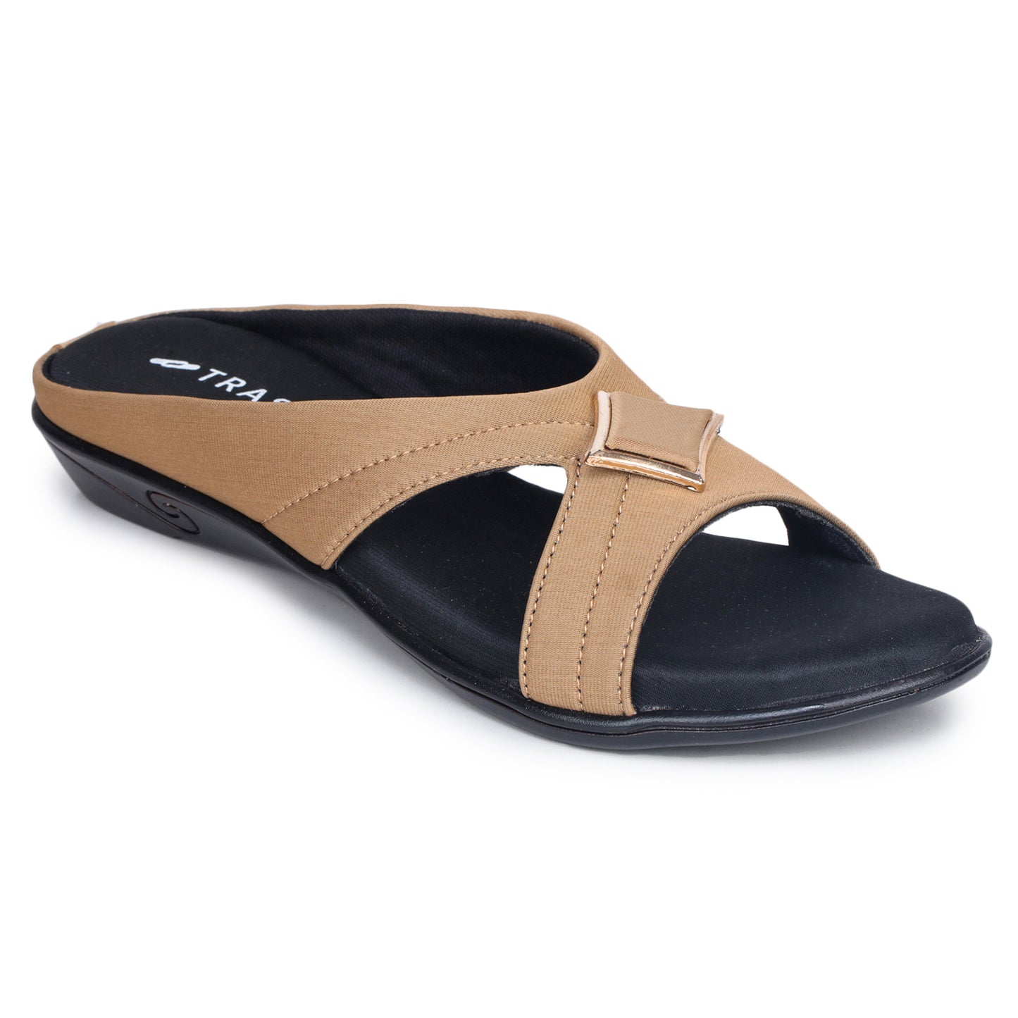 Cross Strap Comfort Slip-On Sandal