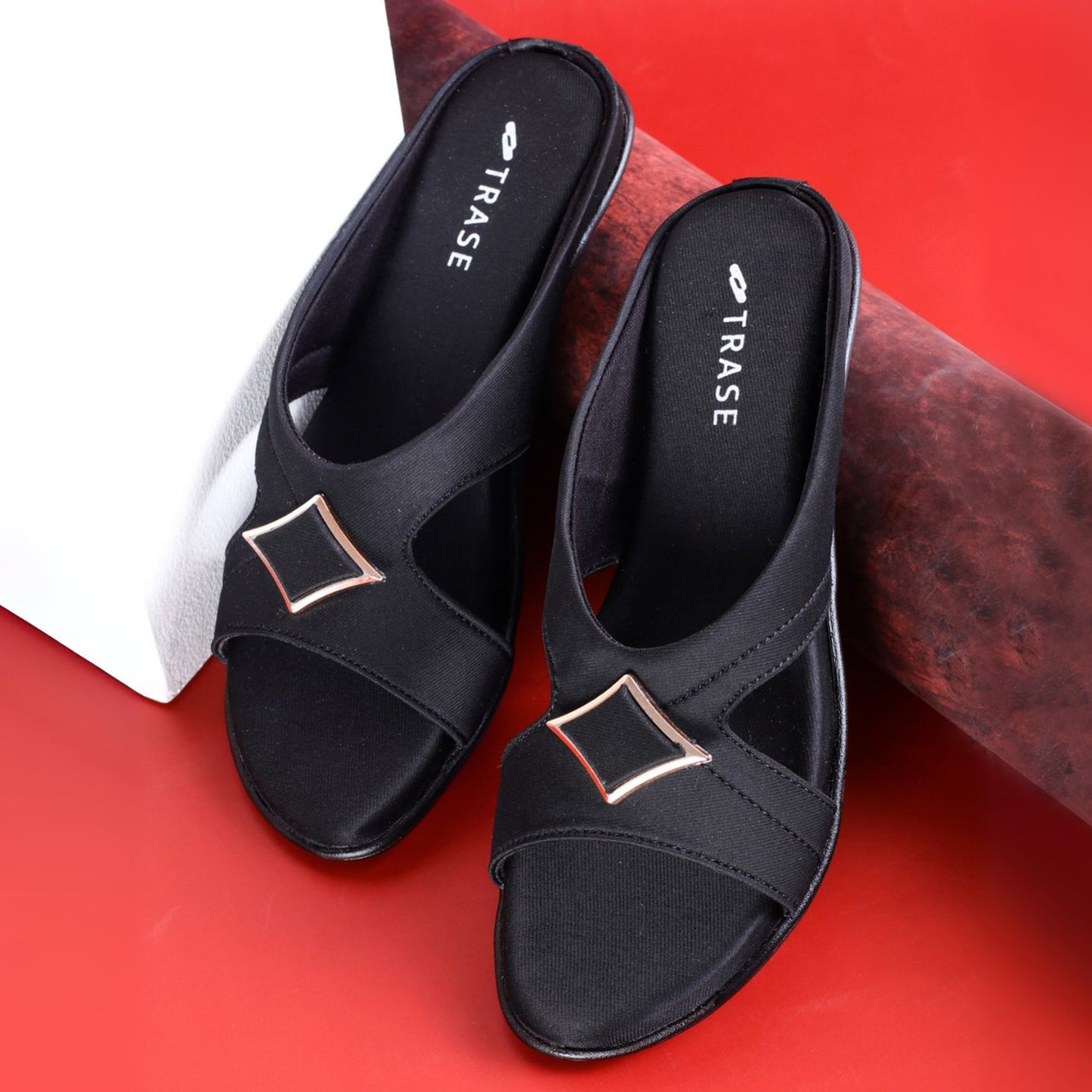 Cross Strap Comfort Slip-On Sandal