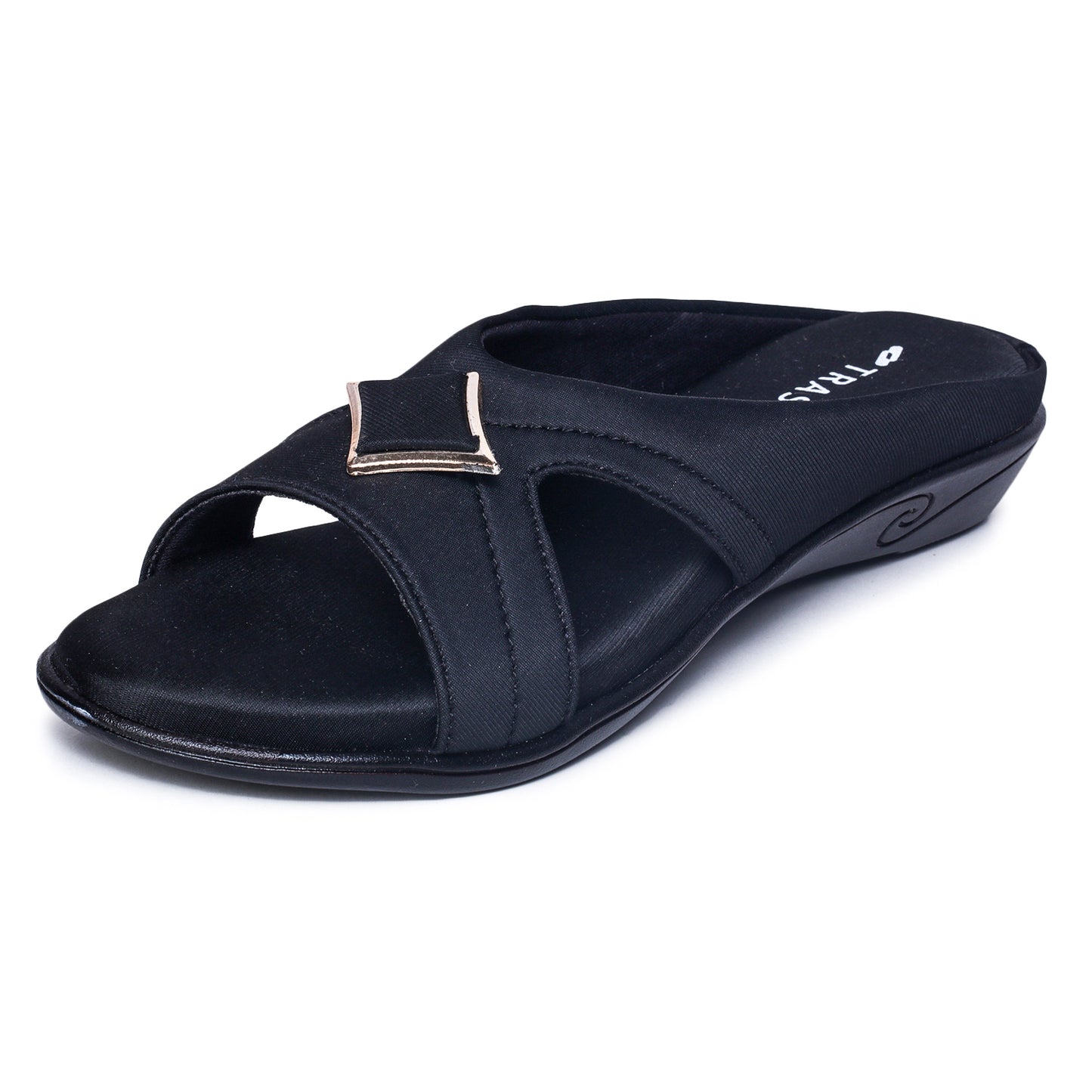 Cross Strap Comfort Slip-On Sandal