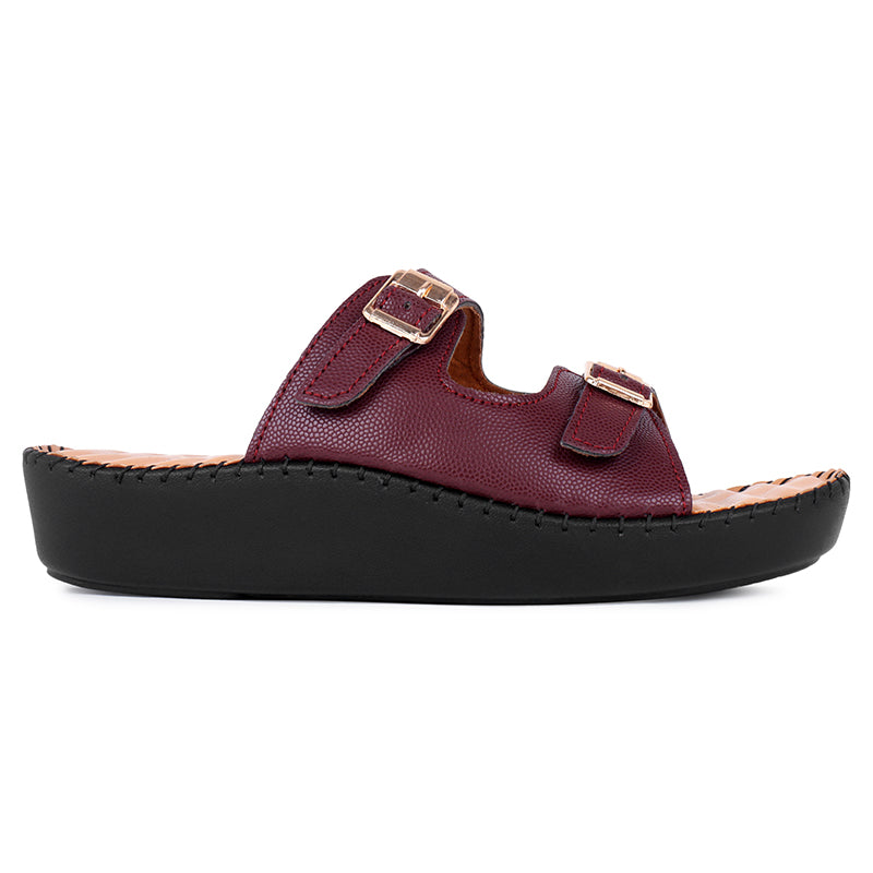 Double Strap Buckle Ortho Slipper