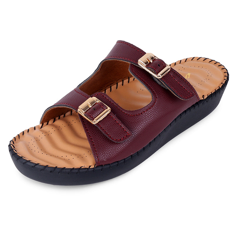 Double Strap Buckle Ortho Slipper