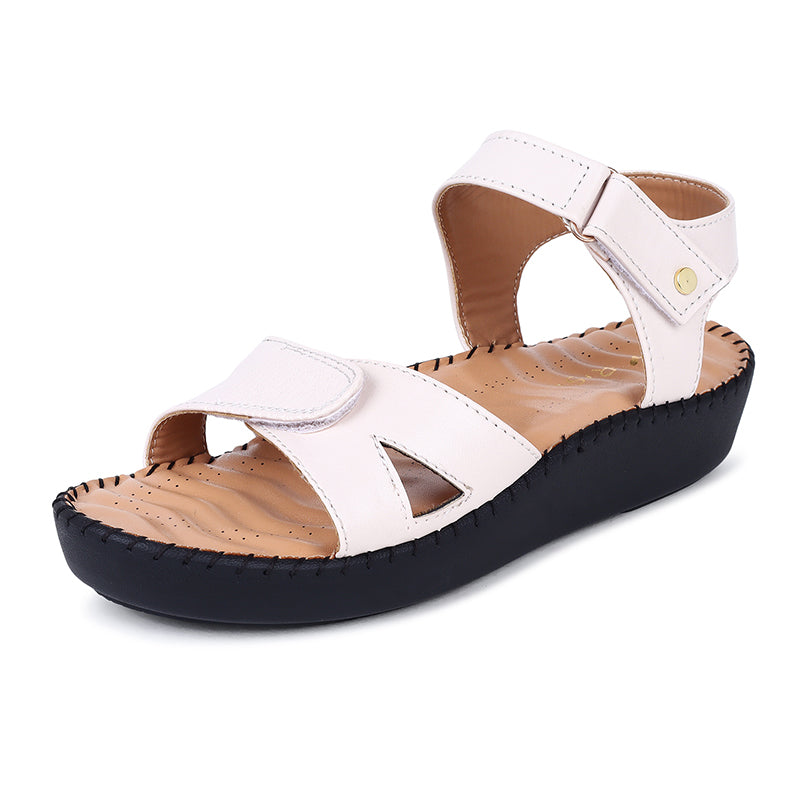 Trase Triple Strap Adjustable Sandal With Ortho Insole For Daily Support