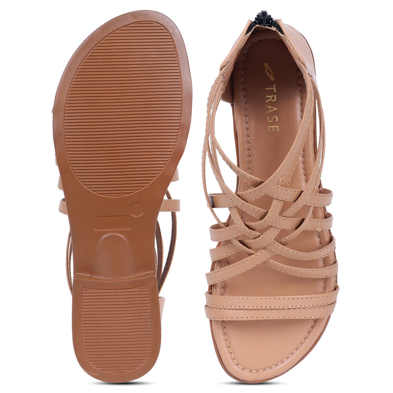 Trendy Gladiators With Zip Closure