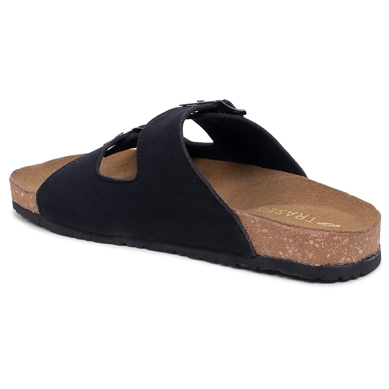 Anna Double Strap Cork Flats