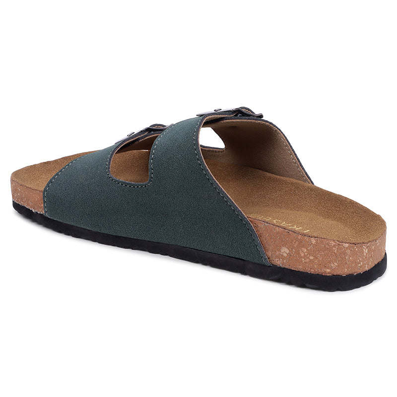 Anna Double Strap Cork Flats