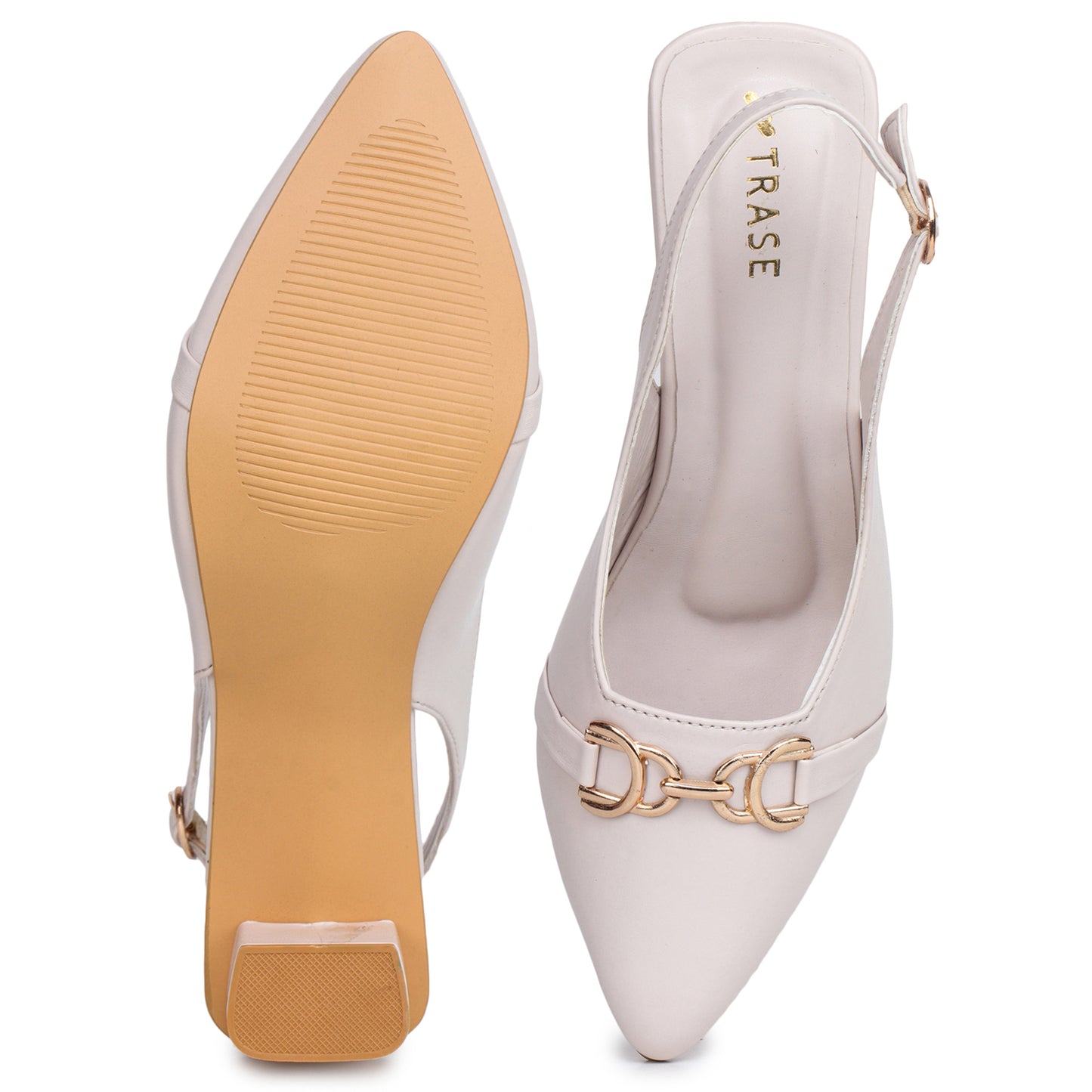 Pointed Heels with Buckle