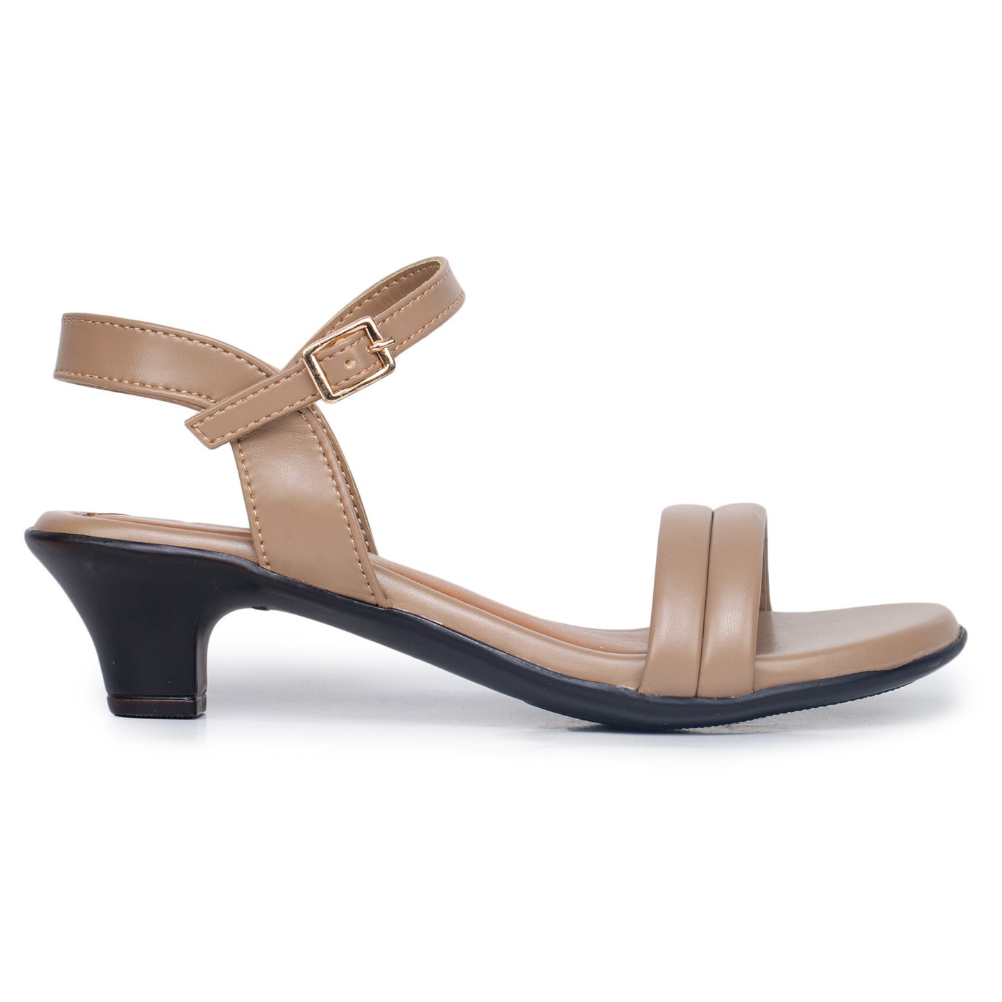 Double Strap Block Heel Sandal for Women