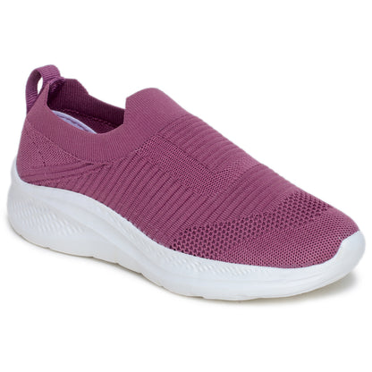 TRASE Walking Shoes for Women, Breathable & Comfortable Knitted Upper, Lightweight, Washable and Flexible Ladies Footwear