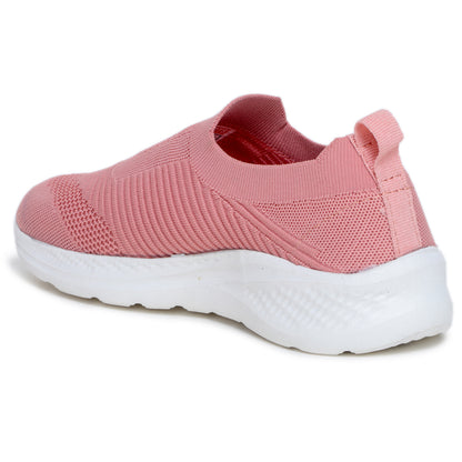 TRASE Walking Shoes for Women, Breathable & Comfortable Knitted Upper, Lightweight, Washable and Flexible Ladies Footwear