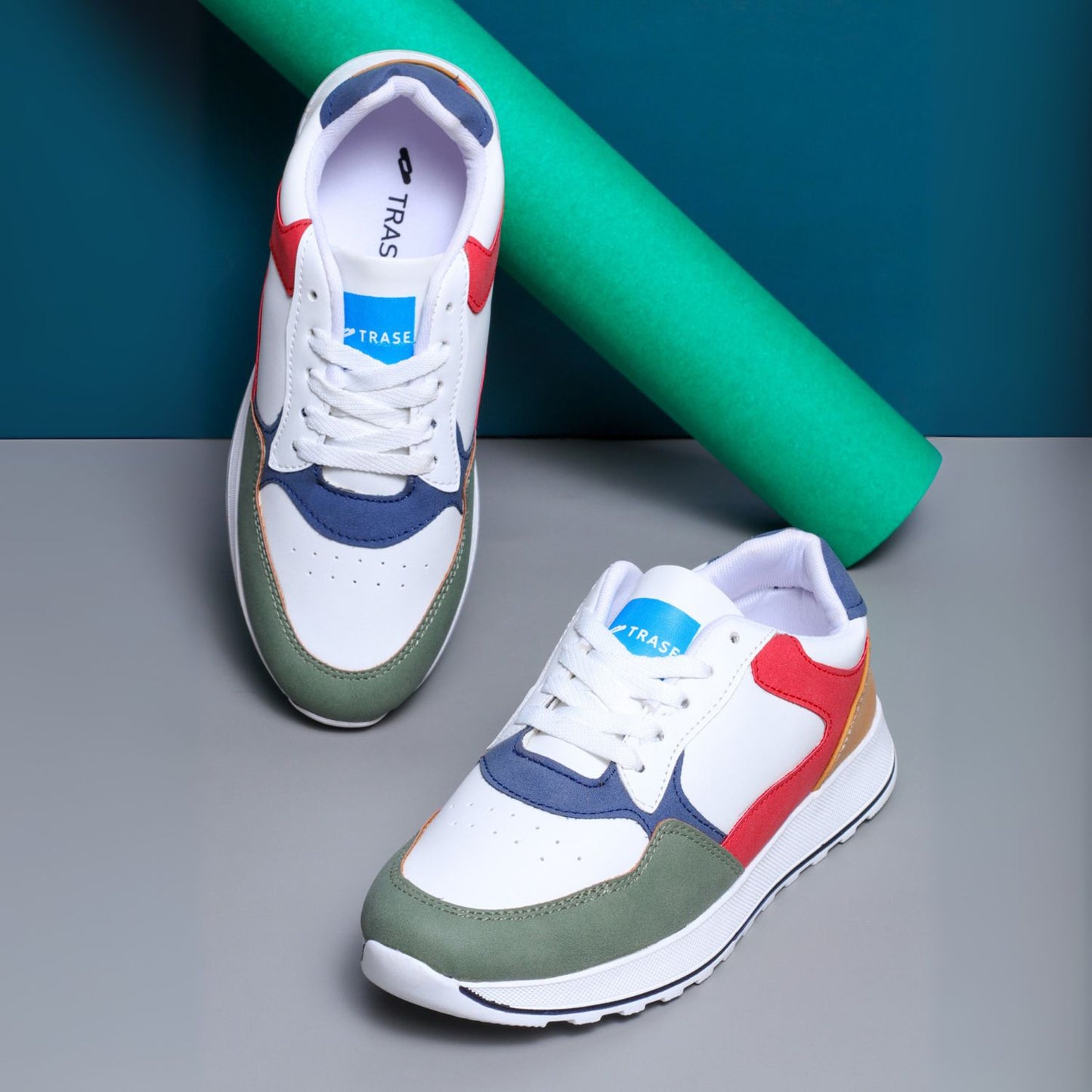 Color Blocked Sports Shoes for Women