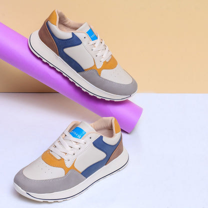 Color Blocked Sports Shoes for Women