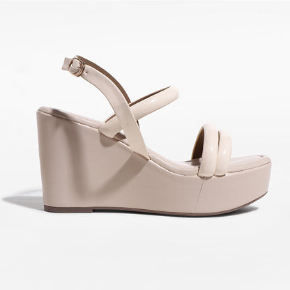 Trase Stylish Wedges Sandal For Women With Back Strap And Dual Strap Design