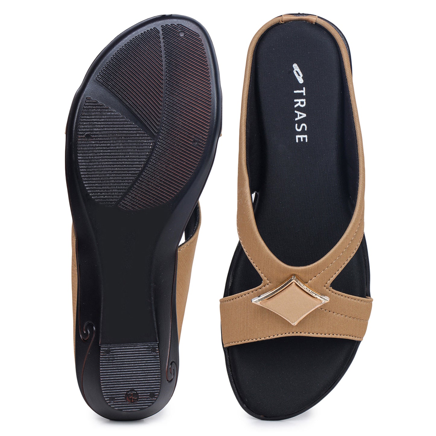 Cross Strap Comfort Slip-On Sandal