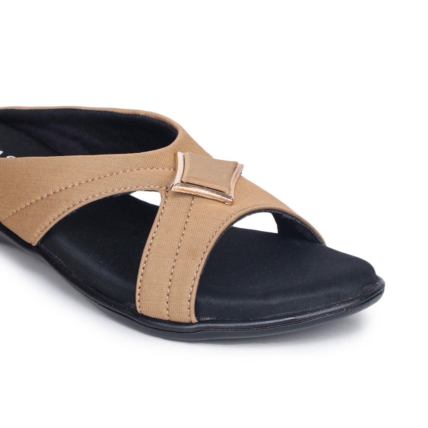 Cross Strap Comfort Slip-On Sandal