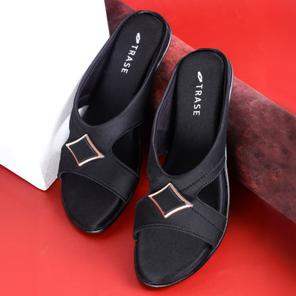 Cross Strap Comfort Slip-On Sandal