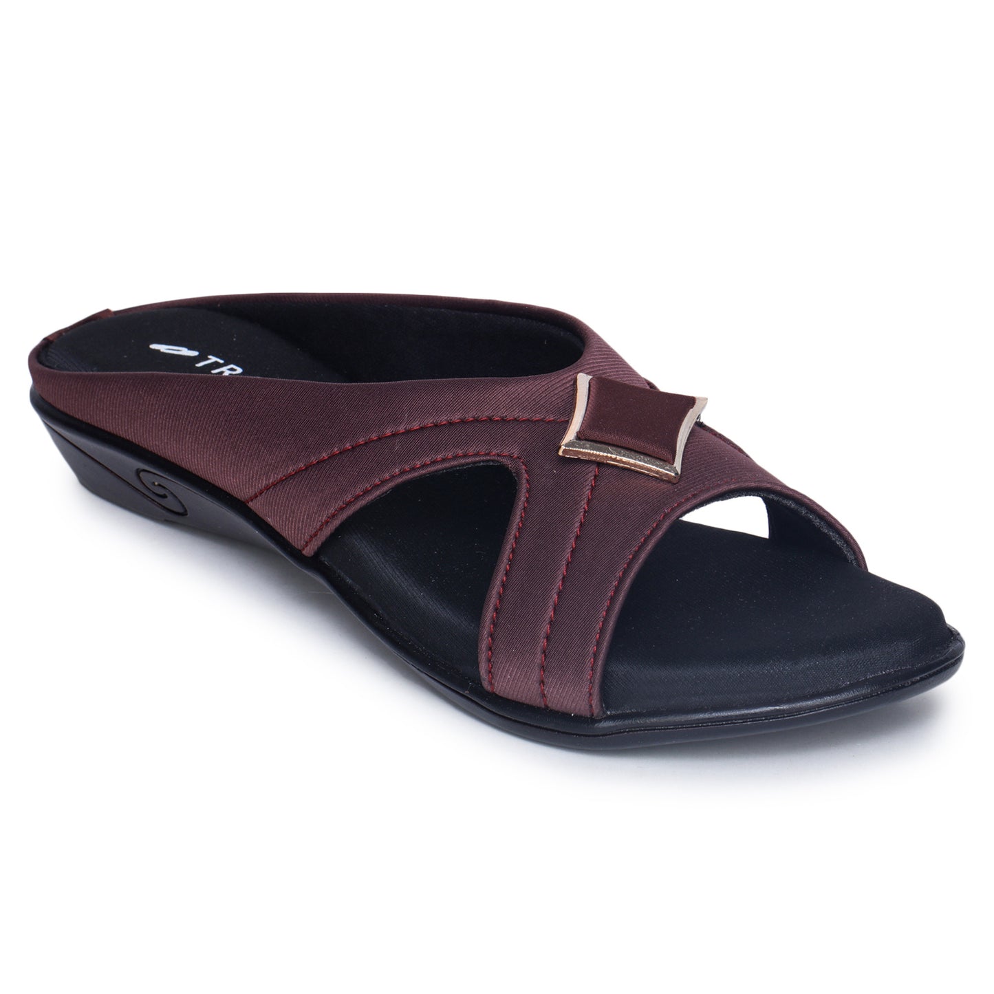 Cross Strap Comfort Slip-On Sandal