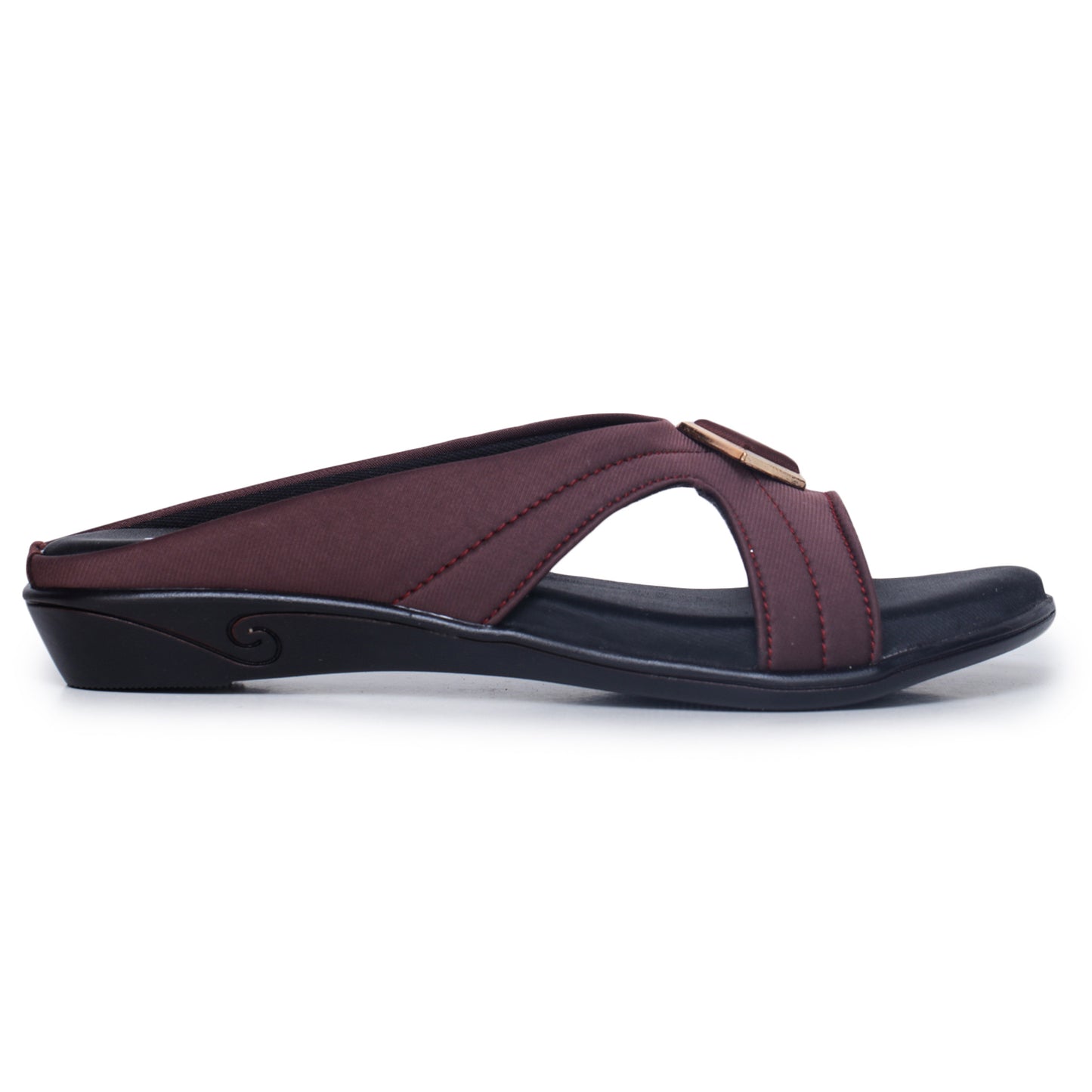 Cross Strap Comfort Slip-On Sandal