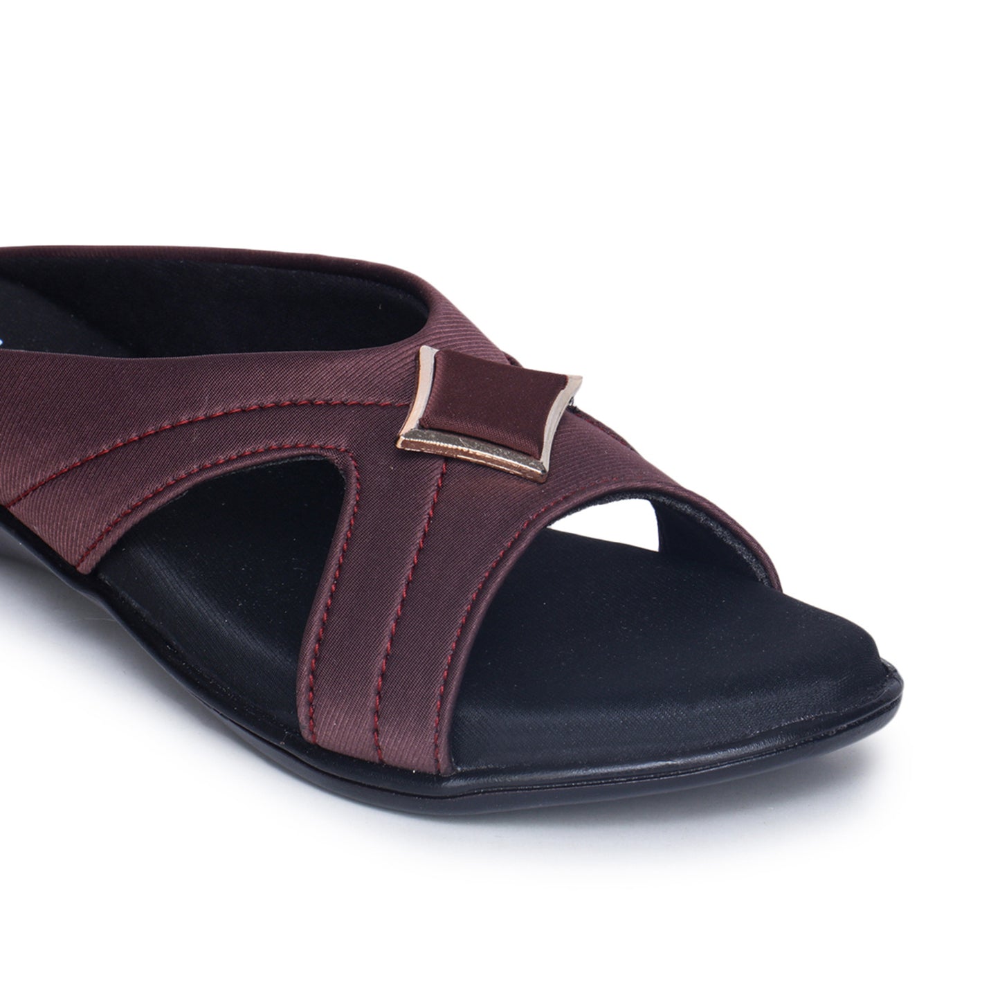 Cross Strap Comfort Slip-On Sandal