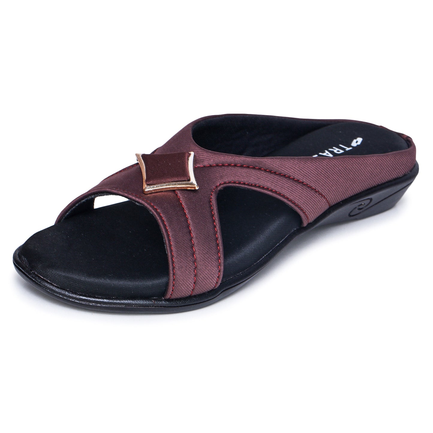 Cross Strap Comfort Slip-On Sandal