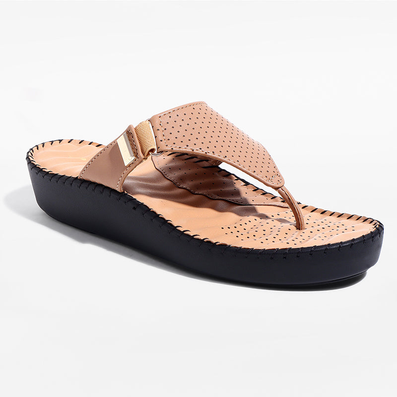 Trase Ortho Slipper With Buckle Detail And Cushioned Support Insole