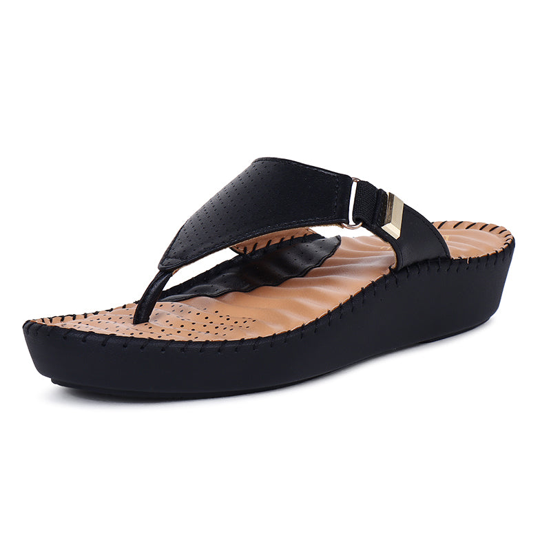Trase Ortho Slipper With Buckle Detail And Cushioned Support Insole