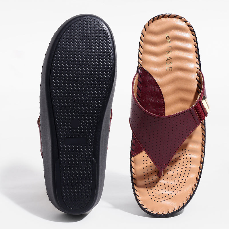 Trase Ortho Slipper With Buckle Detail And Cushioned Support Insole