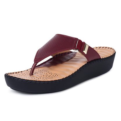 Trase Ortho Slipper With Buckle Detail And Cushioned Support Insole