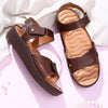 Trase Triple Strap Adjustable Sandal With Ortho Insole For Daily Support