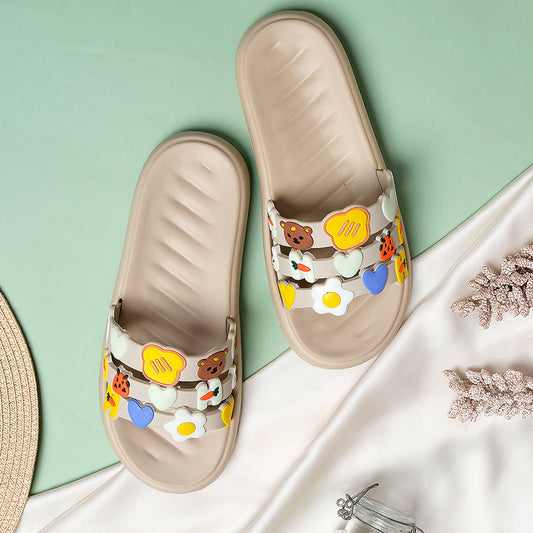 Trase Women Everyday Slipper With Open Toe And Dual Band Structure