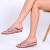 Criss Cross Strap Slip On