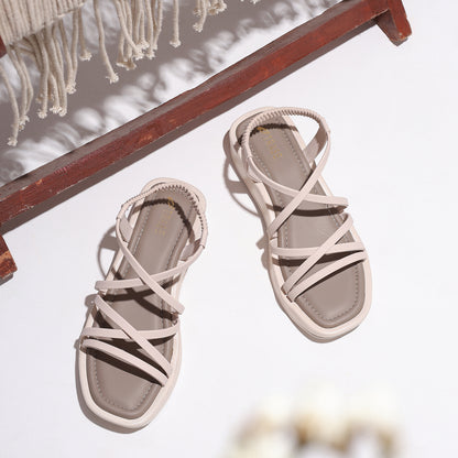 Slingback Sandals with Adjustable Strap