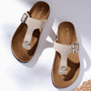 Sophie Thong Strap Cork Flats