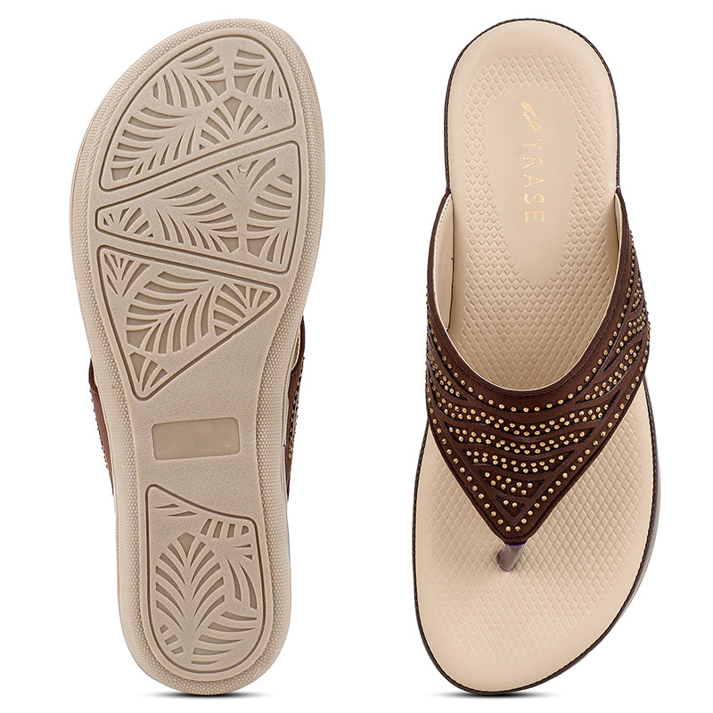 Trase Women Footwear Slippers For Woman Flats For Women Stylish Soft And Lightweight Trendy And Comfortable Slip On Slippers For Office And Casual Use