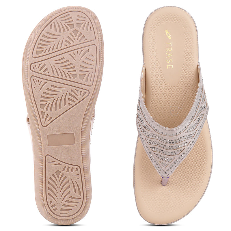 Trase Women Footwear Slippers For Woman Flats For Women Stylish Soft And Lightweight Trendy And Comfortable Slip On Slippers For Office And Casual Use