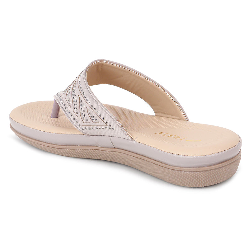 Trase Women Footwear Slippers For Woman Flats For Women Stylish Soft And Lightweight Trendy And Comfortable Slip On Slippers For Office And Casual Use