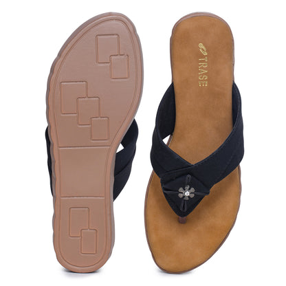 Soft Toe Comfort Flat Sandal