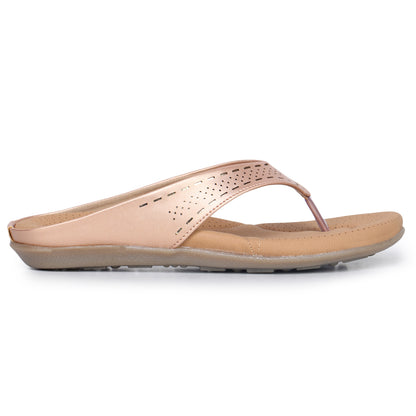Slip-On Slippers with Perforated Strap Design