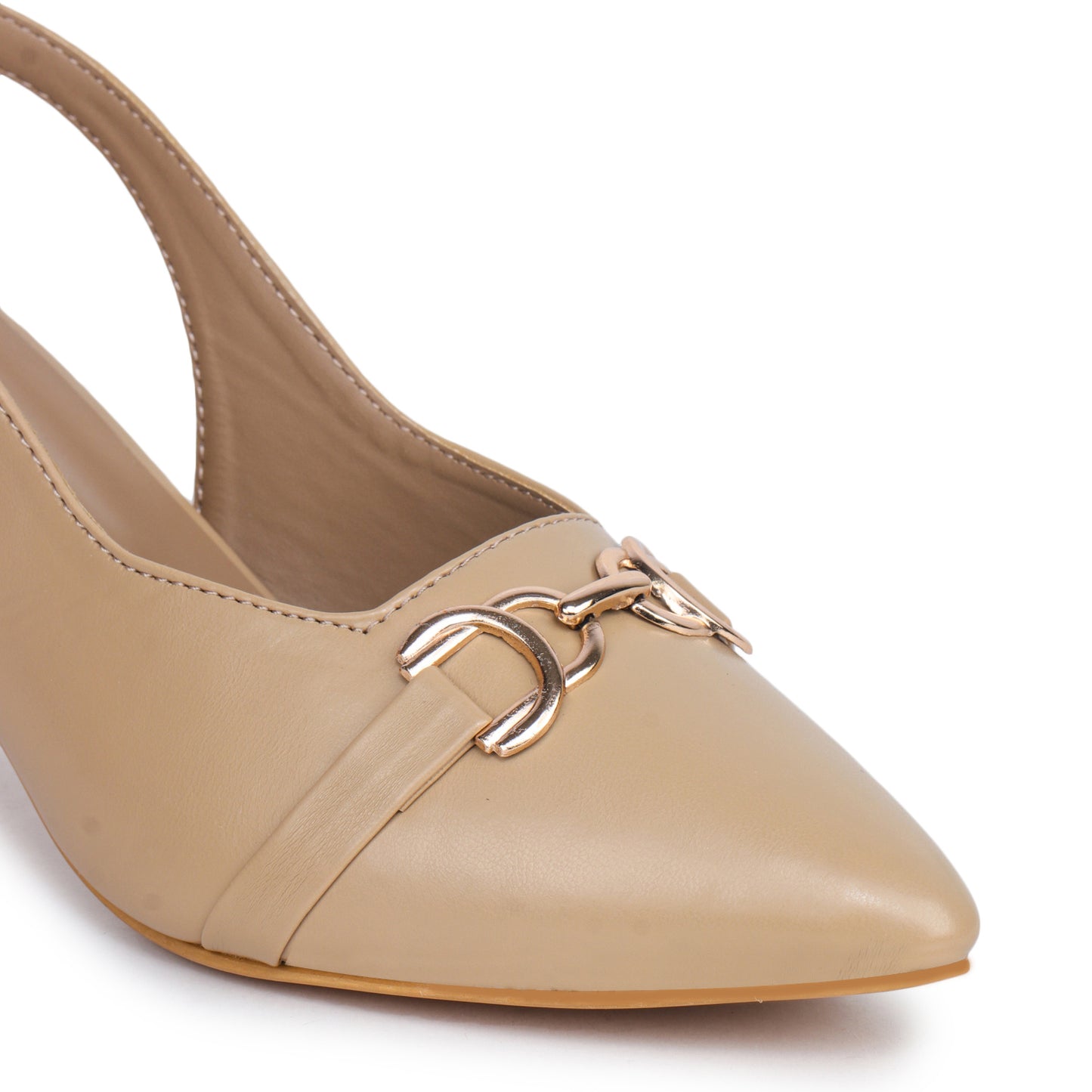 Pointed Heels with Buckle
