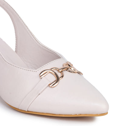 Pointed Heels with Buckle