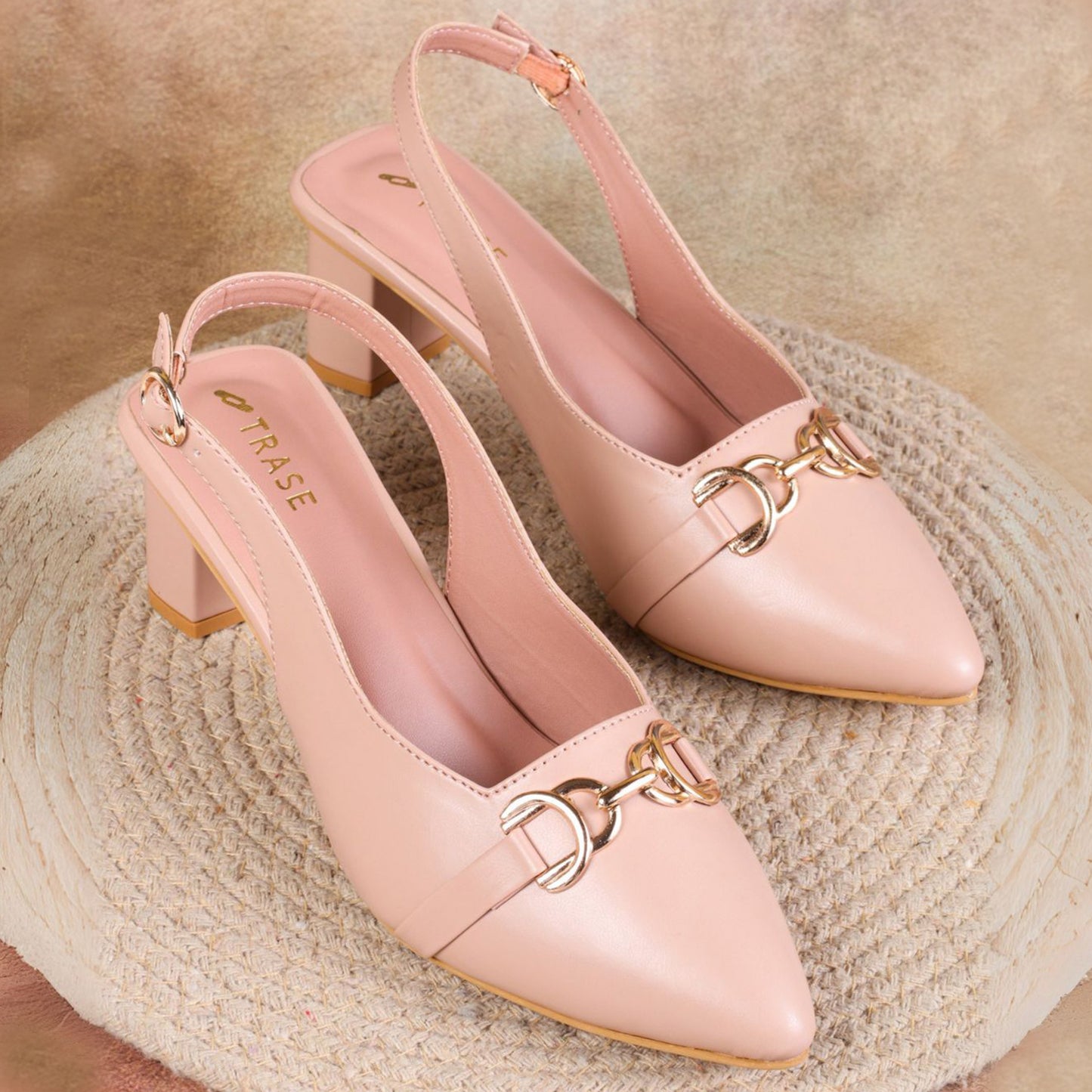Pointed Heels with Buckle
