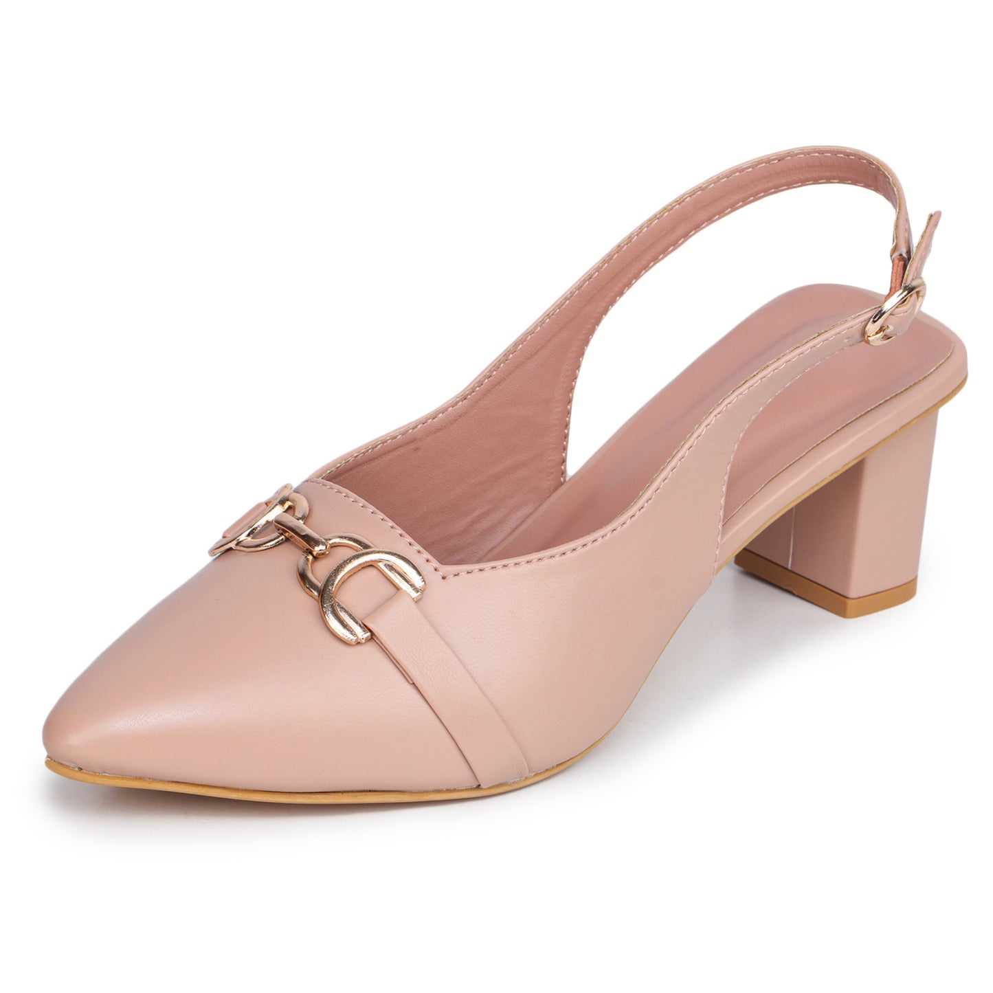 Pointed Heels with Buckle