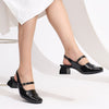 Square Toe Block Heels