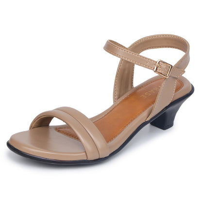 Double Strap Block Heel Sandal for Women