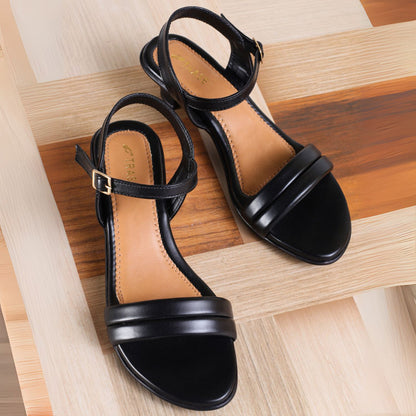 Double Strap Block Heel Sandal for Women