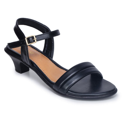 Double Strap Block Heel Sandal for Women