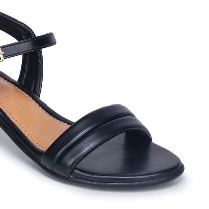 Double Strap Block Heel Sandal for Women