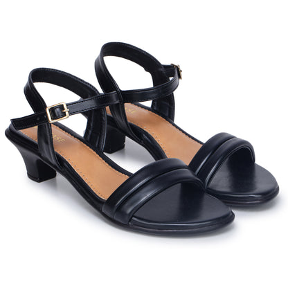 Double Strap Block Heel Sandal for Women
