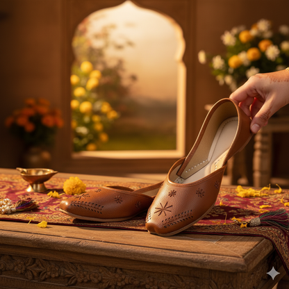 Traditional Flat Jutti for Women & Girls