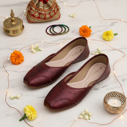 Traditional Flat Jutti for Women & Girls